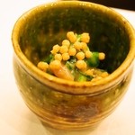 弥助 - 赤貝ヒモの酢味噌和え