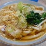 うどんのいなや - うどん+たぬき、ねぎ