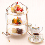 Afternoon tea set fruit