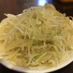 三宿トラジ - ネギトラジのネギ皿