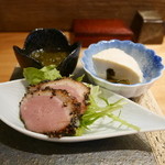 LDH kitchen IZAKAYA AOBADAI - 前菜３種盛り（ランチセット）