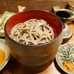 LDH kitchen IZAKAYA AOBADAI - 出雲割子蕎麦