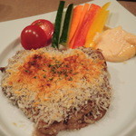 bistro D - 豚肉のディアブル風
      パン粉がさくさく、お肉がとってもやわらか、
      酸味が効いたソースとよく合ってました。