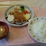 洋食屋　スヤマ - 本日のランチのお魚（910円）です。