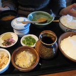 とうふとあなご料理 とうふや - 寄せ豆腐膳(1200円)