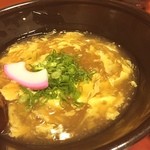 麺・寿司・食べ処 一吉 - 卵とじうどん