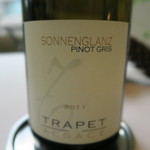 プレヴナンス - 27年12月　SONNENGLANZ PINOTGRIS 2011 TRAPET ALSACE