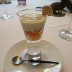 プレヴナンス - 27年12月　柿コンポート　ブランマンジェ　甘酒、生姜