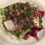 ラミティエ - 鯖の燻製とレンズ豆