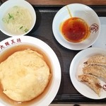 OSAKA OHSHO - 天津飯餃子3個セット　540円