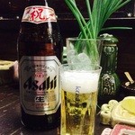 串の坊 - 昼ビールでプハ〜♡