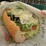 サブウェイ - ローストチキン　セサミ(焼)、野菜たっぷり、オイル＆ビネガー　３２０円