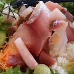 今橋家 - 海鮮丼のお刺身は新鮮です…☆