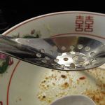 小鉄 本店 - 謎の穴あき蓮華