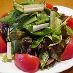 8 1／2 - グリーンサラダ　トマト添え