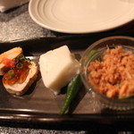 弥生亭 - お通し2015/12