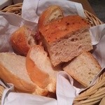 ポワンエリーニュ - ランチのパン(食べ放題)