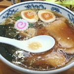 とら食堂 - チャーシュー、雲呑、味玉