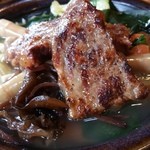 風遊斎 - 追加炙りソーキ（+150円）です。2015年11月