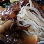 風遊斎 - ベジスバオリジナル麺のアップです（2015年11月）。