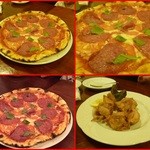 モンドール - ミラノサラミとトマトのピザ、チキンガーリック