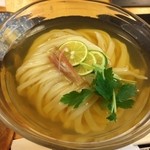 爽月 - (2015年12月14日訪問)平打ち麺の冷やかけ