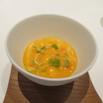 アビス - フォアグラのフラン、北海道の雲丹、ほうずき