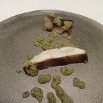 アビス - アズキハタとイサキのポワレ