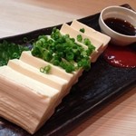 和鶏屋 - H.27.9.14.夜 塩締めとーふの冷奴 350円税別