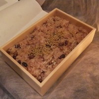 北新地 湯木 本店 - 赤飯（2015年12月）