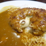 カレーハウス CoCo壱番屋 - 料理写真:チーズインハンバーグカレー(ハンバーグオープン)