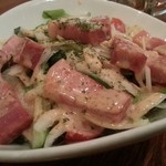 厚切りベーコンのサラダ