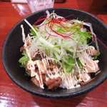 暁 製麺 - チャーシュー丼