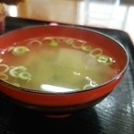 ニコニコ亭 - 味噌汁