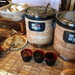 Resutoran Amanokawa - お味噌汁とカレー