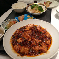 重慶飯店 岡山店 - 麻婆豆腐セット。美味しい〜〜(>_<)
