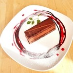 カフェモ・ルタオ - ニューイヤープレート にセットのケーキ　2016/01