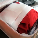 オ・タン・ペルデュ - こういうキャリーバッグに入れてくださるので、移動にも便利です。