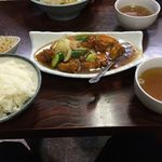 酔來軒 - 酢豚＆ライス(￥1400＋200)