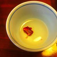 日本料理 梅林 - うなぎの心臓動いてます。