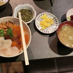 Ichiba Shokudou - 三色丼です。