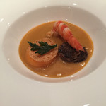 スリオラ - スケット。スペインの魚介料理はスープのような感じで。