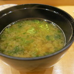 すし家 一柳 - 青さ汁