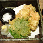 旬菜肉焼居酒屋ぼんた - 白子の天ぷら