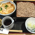 そば茶屋 小諸 - "極"カツ丼セット