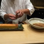 初音鮨 - ★8.5 はものすり身（卵焼き）＆　
      ★8　いなり寿司