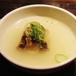 京都ホルモン 梅しん - テールスープ！！(*´▽｀*)