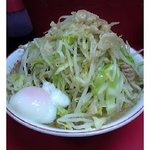 ラーメン二郎 相模大野店 - 小/野菜/ニンニク/アブラ/温泉たまご