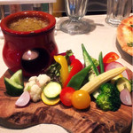 Craft Beer×Italian Bar CRAFTSMAN - 地物野菜のバーニャカウダ HALF780円