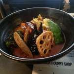 一文字カリー店 - 2015/12  スープカリー  チキン  のスープ